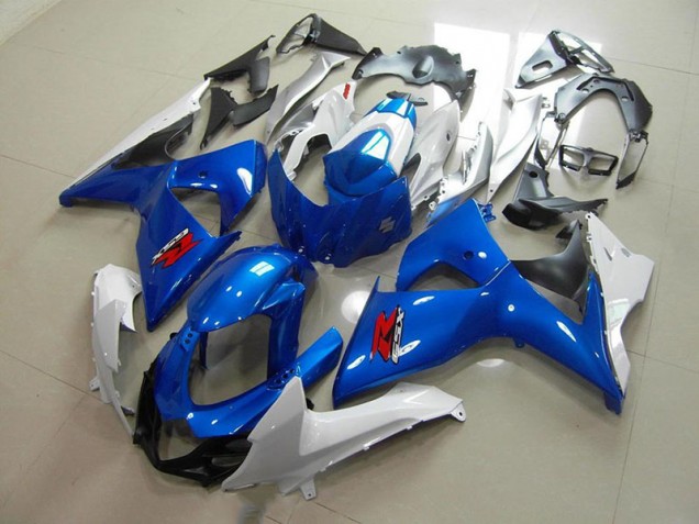 2009-2016 Blue and White OEM Style Suzuki GSXR 1000 Fairings & Bodywork 2009-2016 Blue and White OEM Style Suzuki GSXR 1000 Fairings & Bodywork