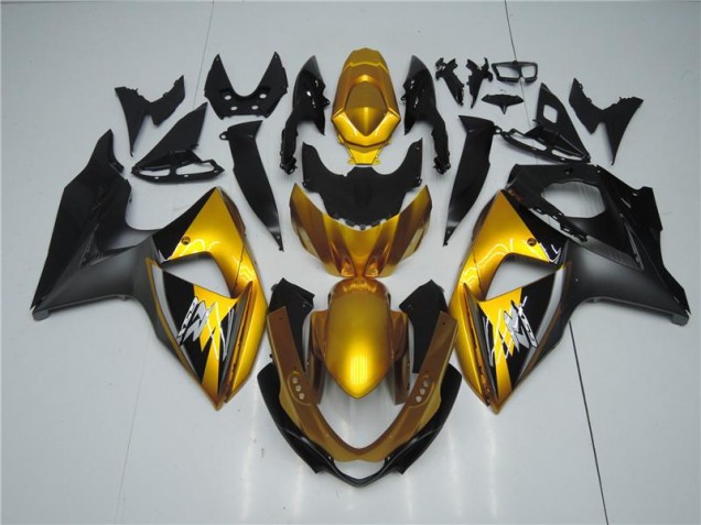 2009-2016 Golden Black Suzuki GSXR1000 Fairings 2009-2016 Golden Black Suzuki GSXR1000 Fairings