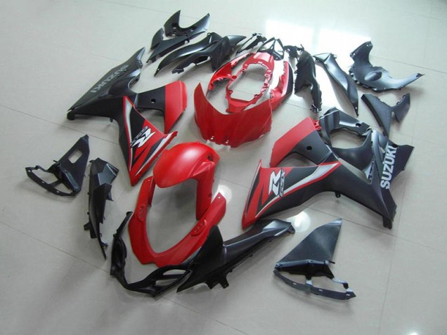 2009-2016 Matte Red Black Suzuki GSXR 1000 Fairings 2009-2016 Matte Red Black Suzuki GSXR 1000 Fairings