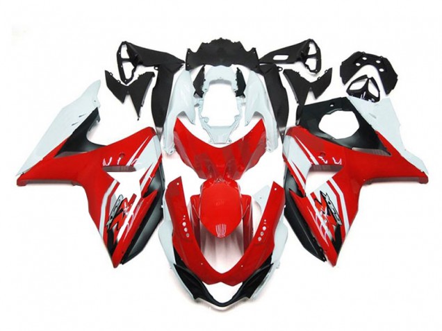 2009-2016 Red White Black Suzuki GSXR1000 Fairings 2009-2016 Red White Black Suzuki GSXR1000 Fairings