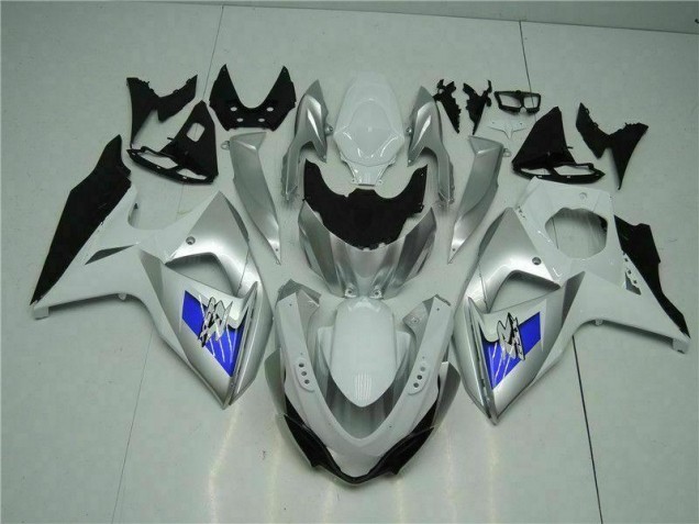 2009-2016 Silver White Suzuki GSXR1000 Fairings 2009-2016 Silver White Suzuki GSXR1000 Fairings