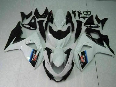 2009-2016 White Black Suzuki GSXR1000 Fairings & Bodywork