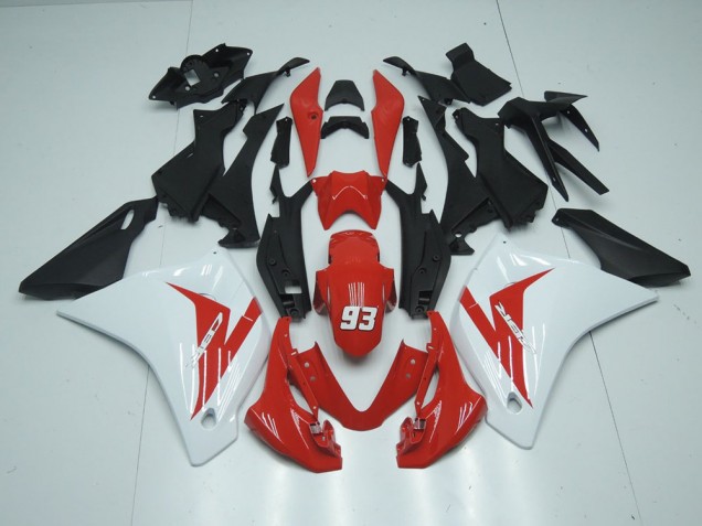 2011-2013 Red White Honda CBR125R Fairings 2011-2013 Red White Honda CBR125R Fairings