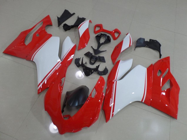 2011-2014 Red White Ducati 1199 Fairings 2011-2014 Red White Ducati 1199 Fairings