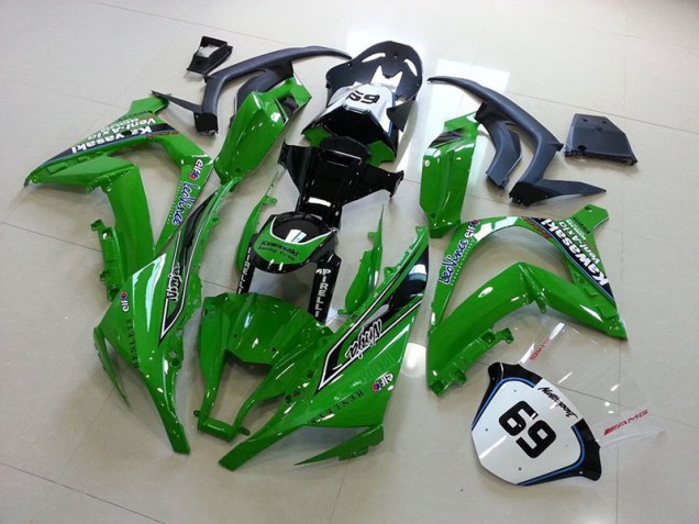 2011-2015 Green Kawasaki Ninja ZX10R Fairings 2011-2015 Green Kawasaki Ninja ZX10R Fairings