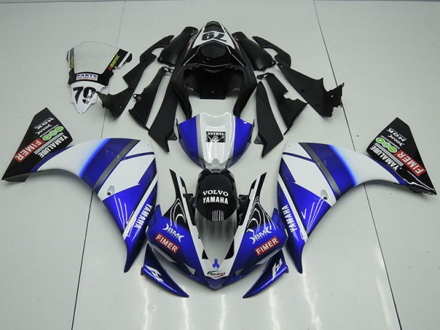 2012-2014 Blue Black Sterilgarda Yamaha YZF R1 Fairings 2012-2014 Blue Black Sterilgarda Yamaha YZF R1 Fairings