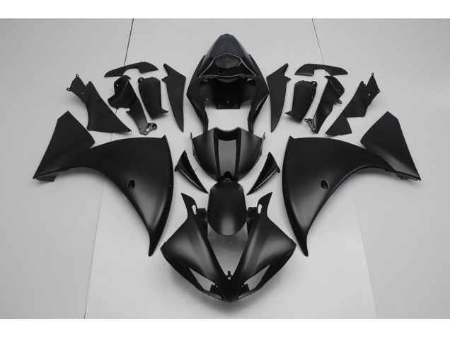 2012-2014 Matte Black Yamaha YZF R1 Fairings 2012-2014 Matte Black Yamaha YZF R1 Fairings