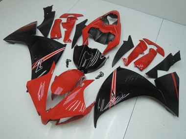 2012-2014 Red Black Yamaha YZF R1 Fairings