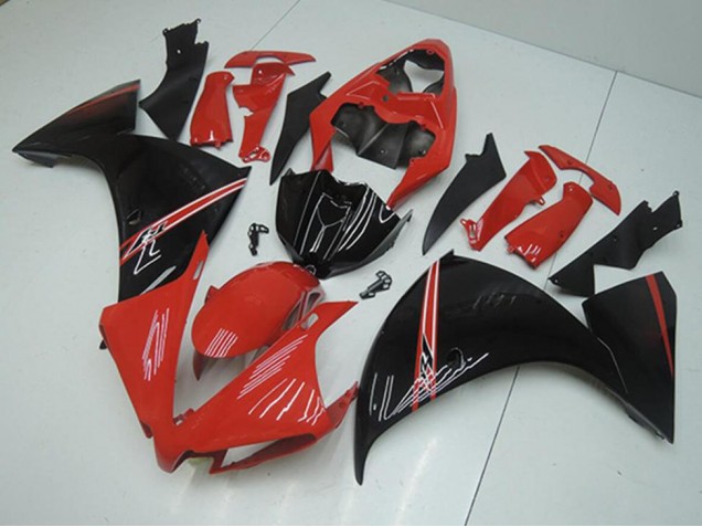 2012-2014 Red Black Yamaha YZF R1 Fairings 2012-2014 Red Black Yamaha YZF R1 Fairings