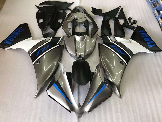 2012-2014 Silver Blue Yamaha YZF R1 Fairings 2012-2014 Silver Blue Yamaha YZF R1 Fairings