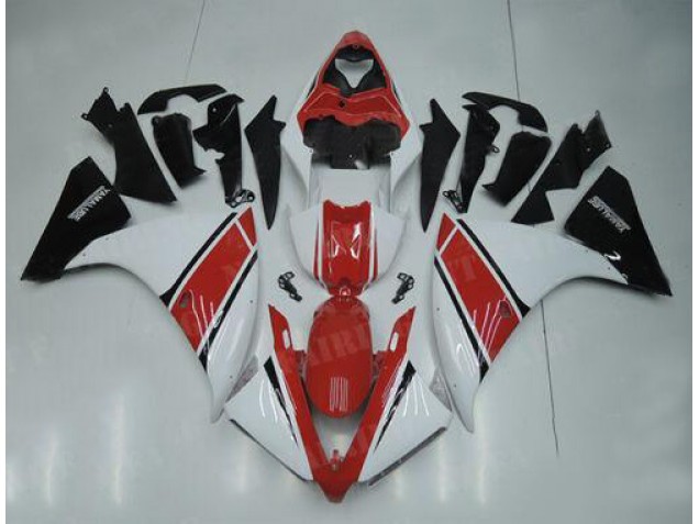 2012-2014 White Red Black Yamaha YZF R1 Fairings 2012-2014 White Red Black Yamaha YZF R1 Fairings