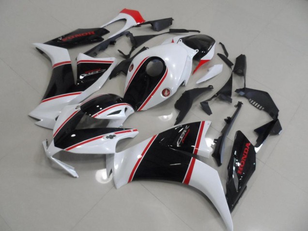 2012-2016 Black and White and Red Stripe Honda CBR1000RR Fairings 2012-2016 Black and White and Red Stripe Honda CBR1000RR Fairings