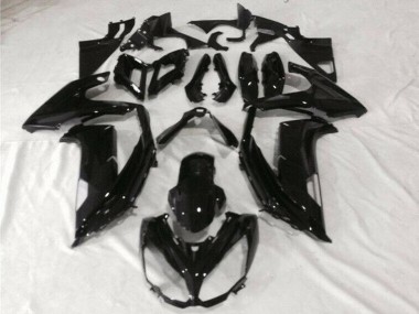 2012-2016 Glossy Black Kawasaki Ninja EX650 Fairings & Bodywork