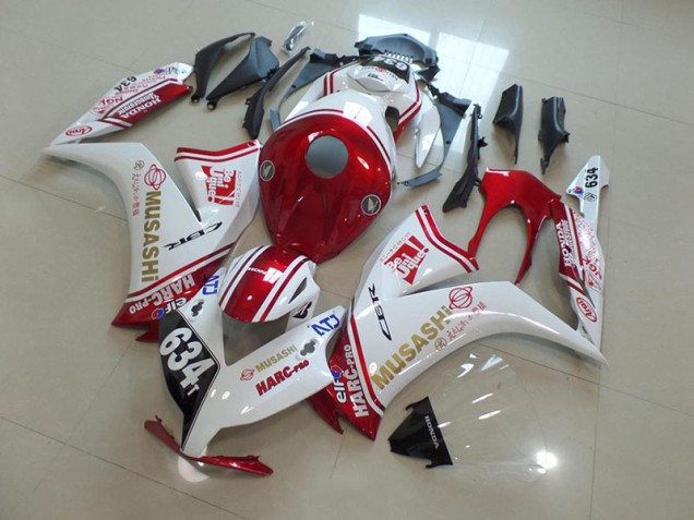 2012-2016 Red Musashi Honda CBR1000RR Fairings 2012-2016 Red Musashi Honda CBR1000RR Fairings