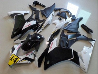 2013-2015 Black White Honda CBR500RR Fairings