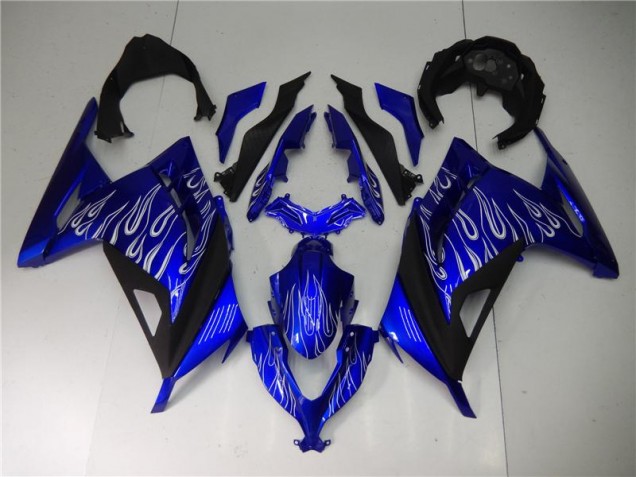 2013-2016 Blue White Black Kawasaki Ninja EX300 Fairings 2013-2016 Blue White Black Kawasaki Ninja EX300 Fairings