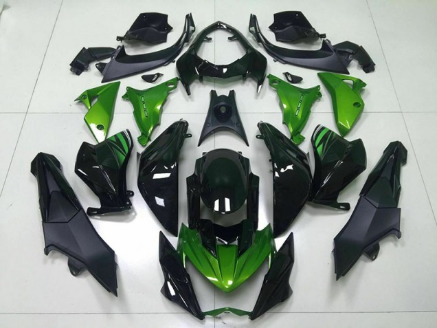 2013-2016 Green Black Kawasaki Ninja Z800 Fairings 2013-2016 Green Black Kawasaki Ninja Z800 Fairings