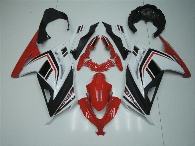 2013-2016 Red White Black Kawasaki Ninja EX300 Fairings 2013-2016 Red White Black Kawasaki Ninja EX300 Fairings