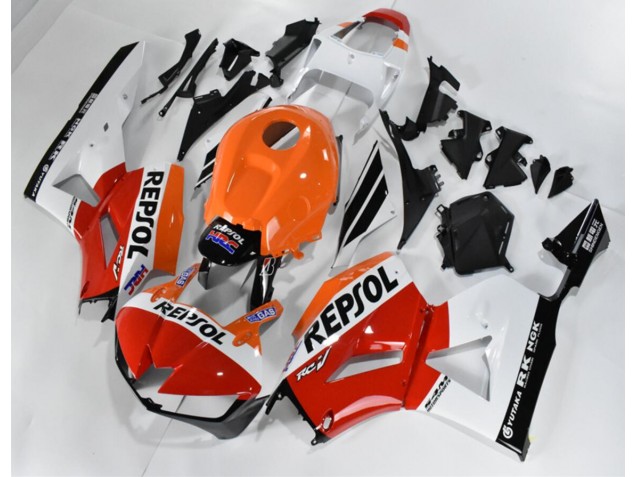 2013-2019 Red White Orange Honda CBR600RR Fairings 2013-2019 Red White Orange Honda CBR600RR Fairings
