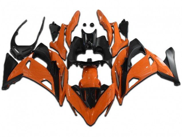2017-2019 Orange Black Kawasaki Ninja EX650 Fairings 2017-2019 Orange Black Kawasaki Ninja EX650 Fairings