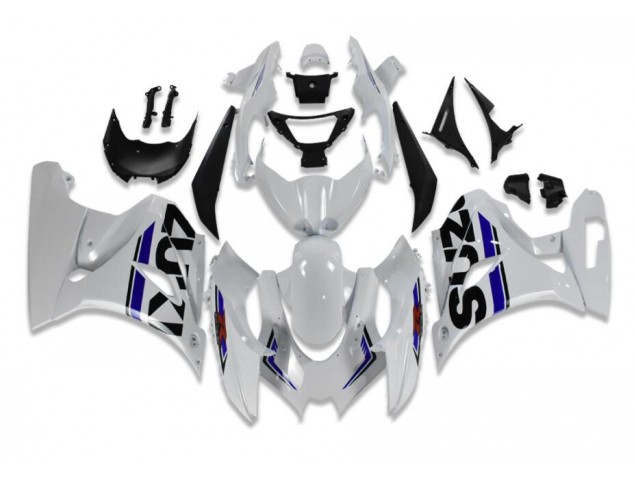 2017-2019 White Blue Suzuki GSXR 1000 Fairings 2017-2019 White Blue Suzuki GSXR 1000 Fairings